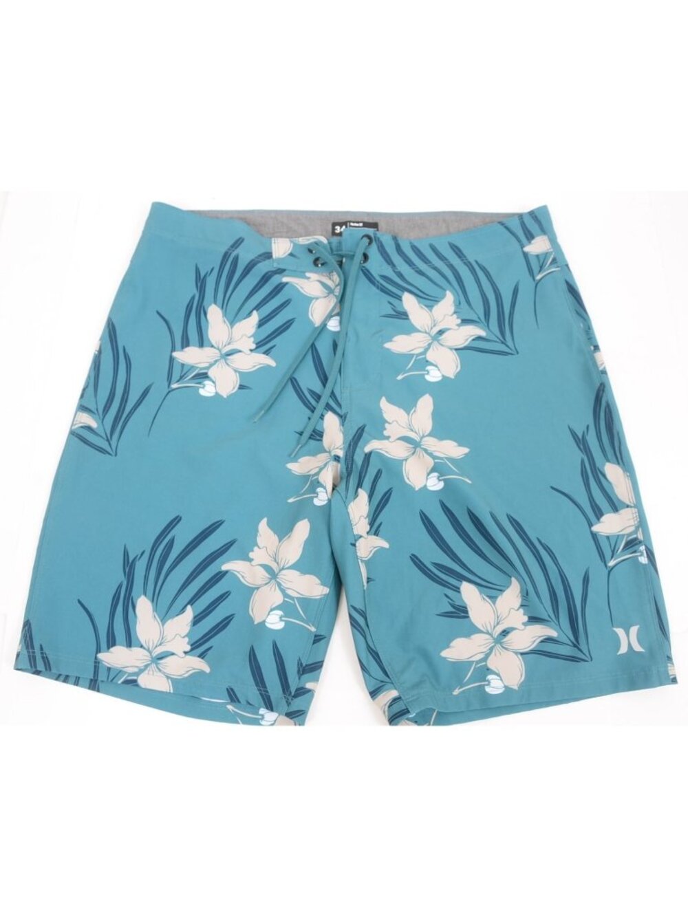 Hurley Men's 34 Wild Flower Boardshort Surfing Beach Summer Tropical Vacay